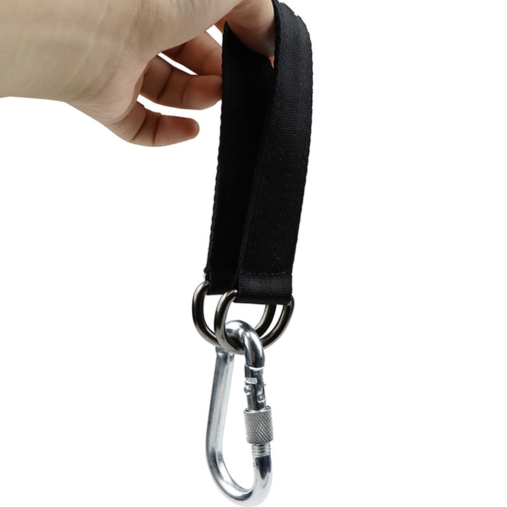 UPOUART 6Pcs Tree Swings Straps Black for Outdoor Swing Accessory and Load Bearing