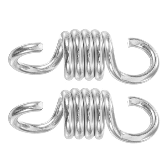 Amosfun 2Pcs Coil Spring For Swing Galvanized Iron For Patio Swing With Suspension