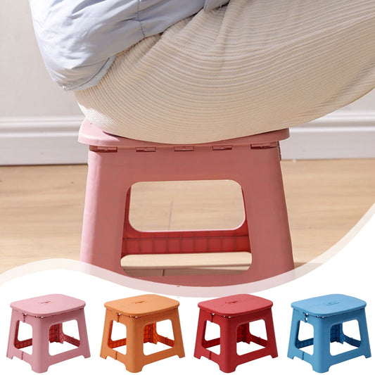 FAMTKT Portable Mini Folding Stool, Small Camping Stool for Outdoor Camping Walking Hunting Hiking Fishing Travel Supplies