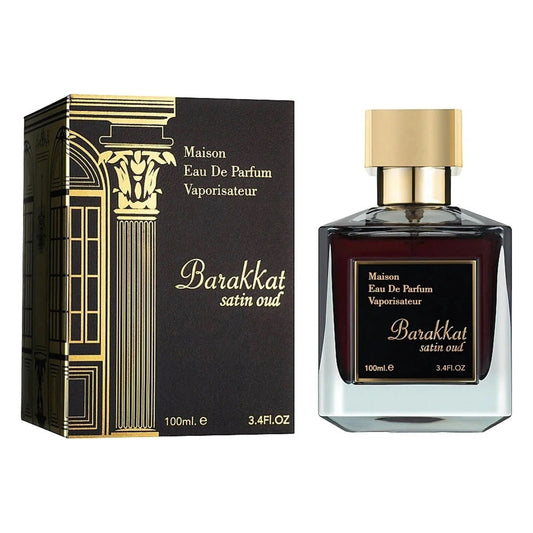 Fragrance World Barakkat Satin Oud 3.4 Eau De Parfum Spray