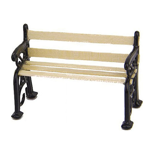 HONMEET Park Benches Model Wooden Imitation 1Pack