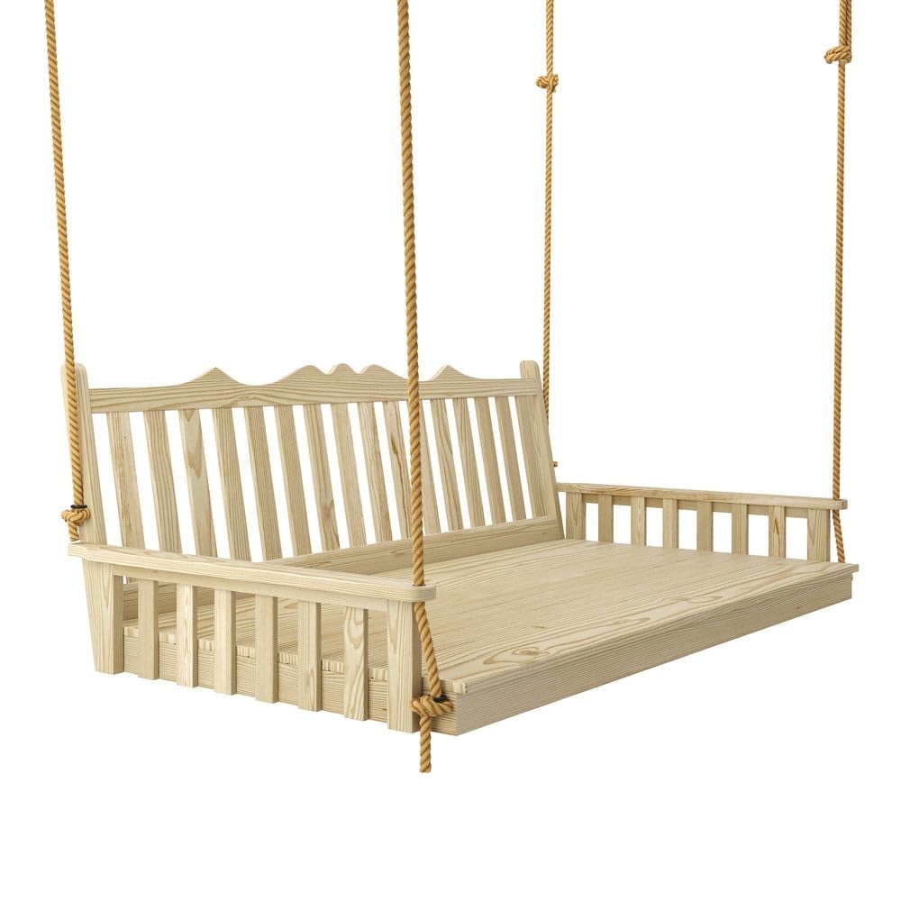 Keystone Amish Co. 6 Foot York Porch Swing Bed, Unfinished