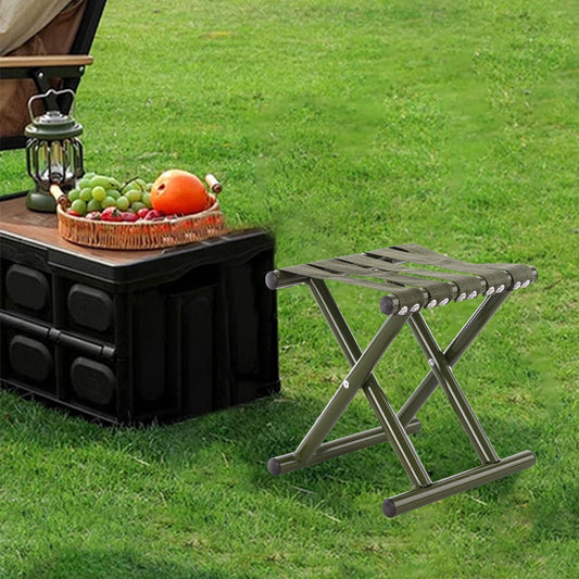Kieccall Folding Camping Stool - Portable Chair For Fishing & Outdoor - Lightweight - Easy Carry