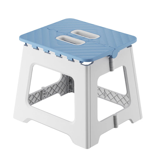 Lilixerw Portable Folding Stool,Mini Foldable Chair for Adults,Outdoor Footstool for Picnic Hiking Fishing,Blue