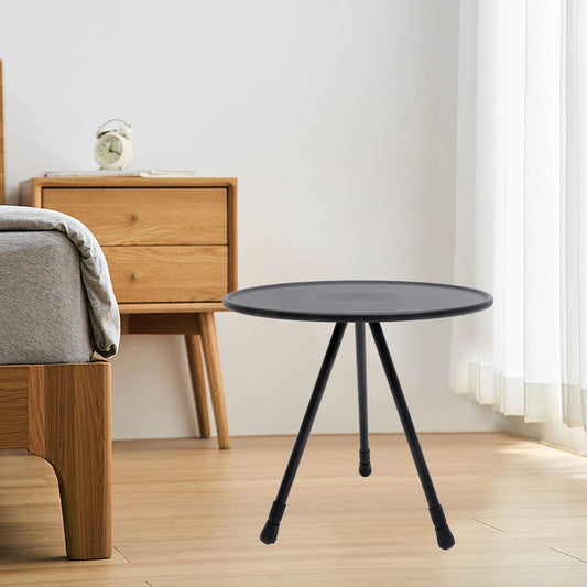 RENACLIPY 1Pack Foldable Table Camping Black Portable and Compact Design for Outdoor Hiking and Picnic