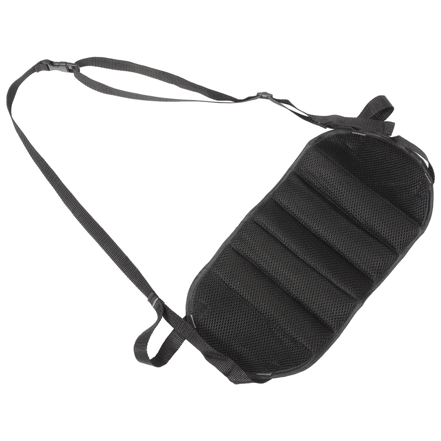 RENACLIPY 1Pack Foot Hammock Black Rectangular Design Prevent Leg Discomfort Ergonomic Support For Airplane Use