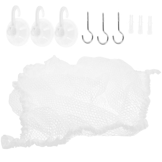 RENACLIPY 1Pcs Toys Storage Mesh Hammock for Stuffed Animals in Playroom