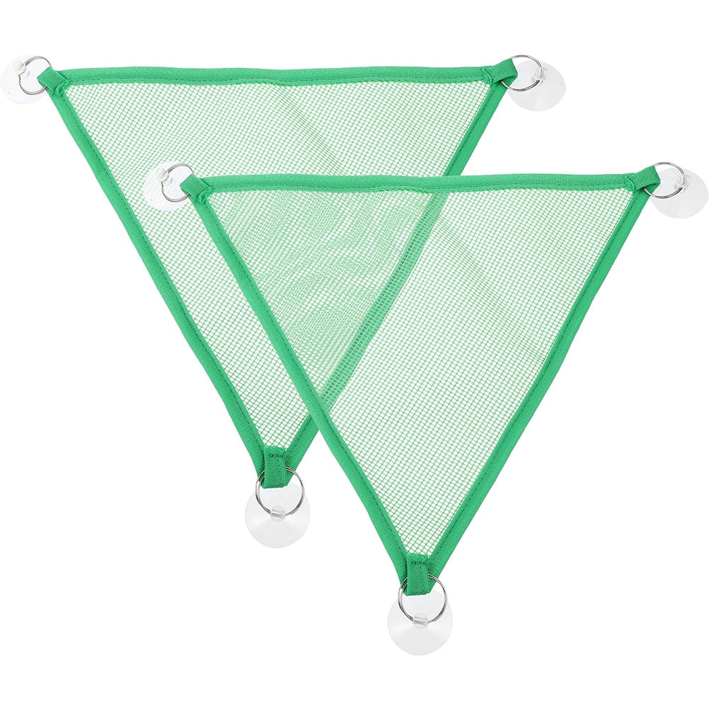 RENACLIPY Pet Hammock for Cage Good Air Permeability Green 2Pcs