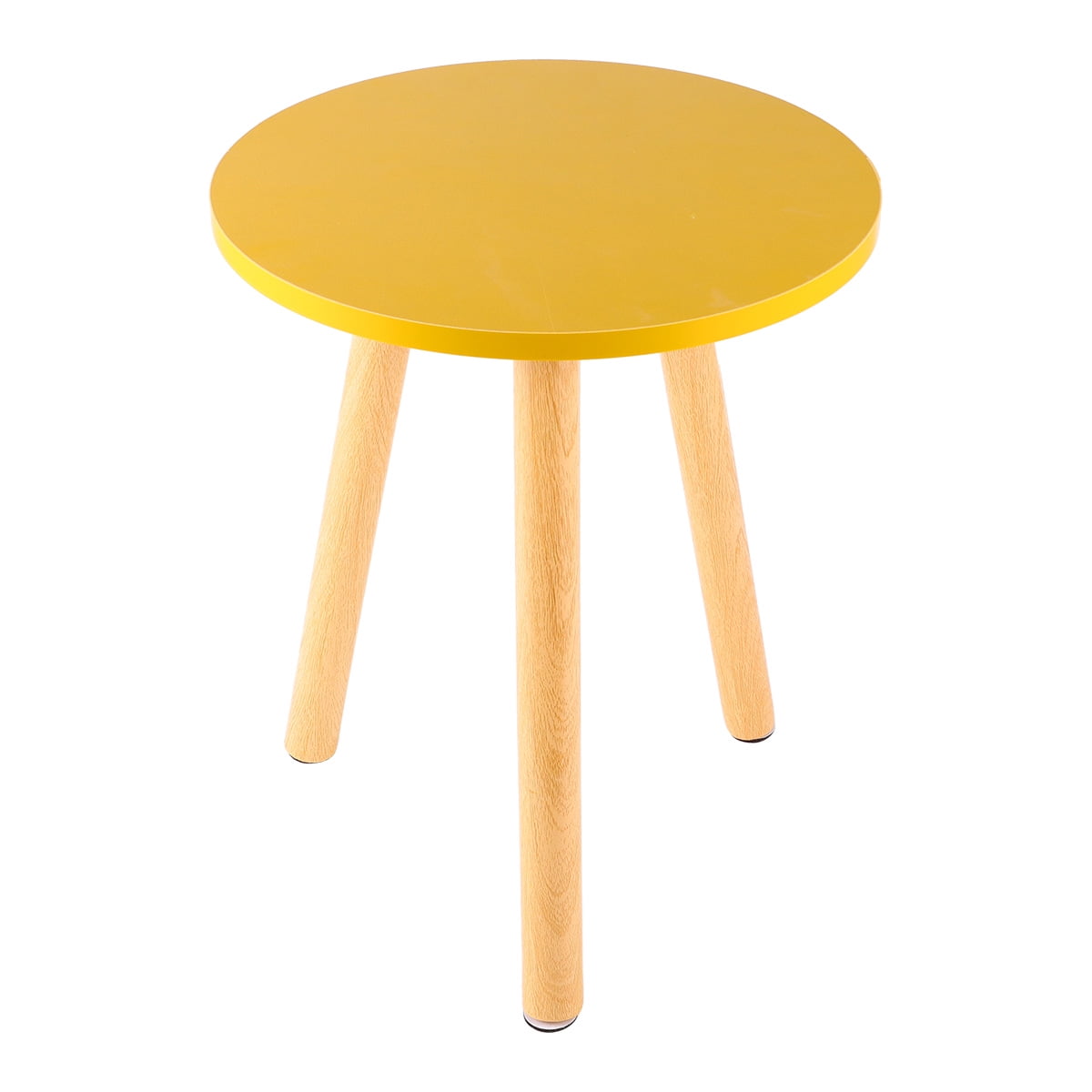 Raindrops 1Pack Modern Minimalist Coffee Table Waterproof Round Table for Yellow