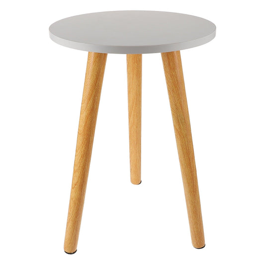 Raindrops 1Pack Round Tea Table White Dense Board Storage for Living Room Nordic Style