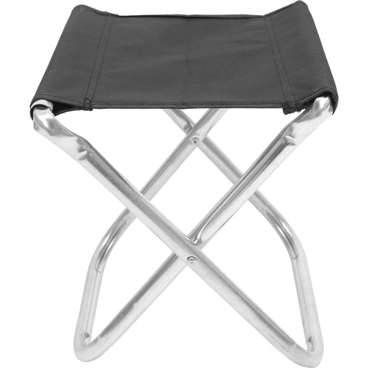 Raindrops Folding Chair Made of Aluminum Alloy and PVC Oxford Cloth Black Color Perfect for Fishing Camping or Beach 100kg Capacity
