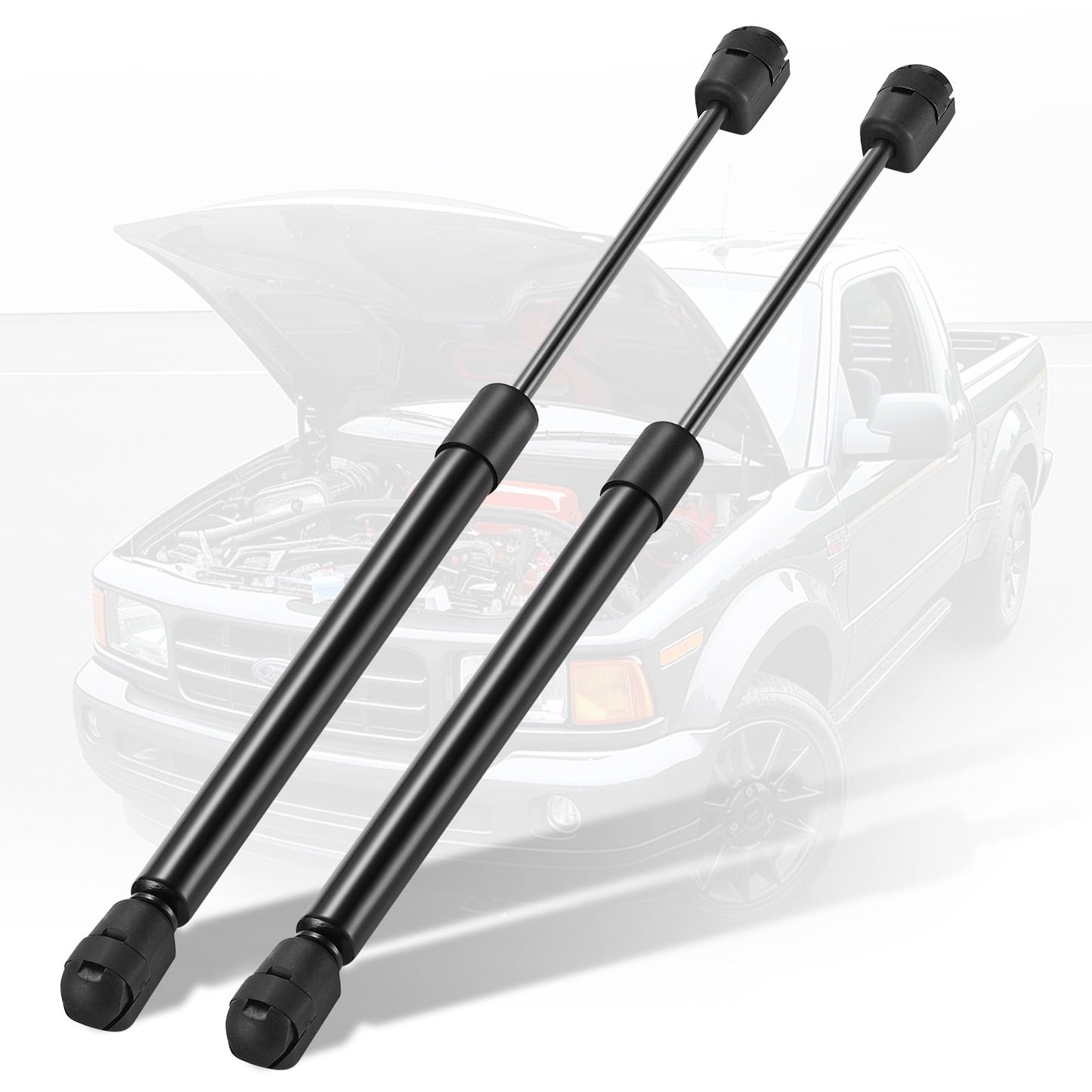SPEEDWOW 13 inch 35 Lb/156N Gas Shocks Struts for Camper Shell Side Window, C16-22360 Pickup Truck Toolbox, Aluminum Weatherguard Toolbox, Cabinet lid Door, Toolbox, Outdoor Bench, Set of 2