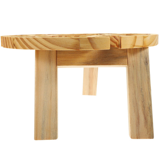 SWETRACE Side Table Outdoor Light Yellow Simple Design 1Set 9.24X9.24X4.91in