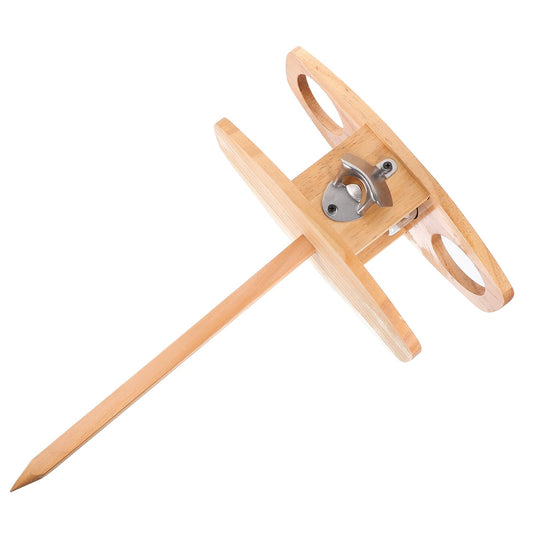 SWETRACE 1Set Natural Wood Portable Table for Beach and Picnic with Foldable Design