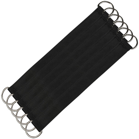 TINKSKY 6Pcs Tree Hanging Strap Black Outdoor Accessory for Camping