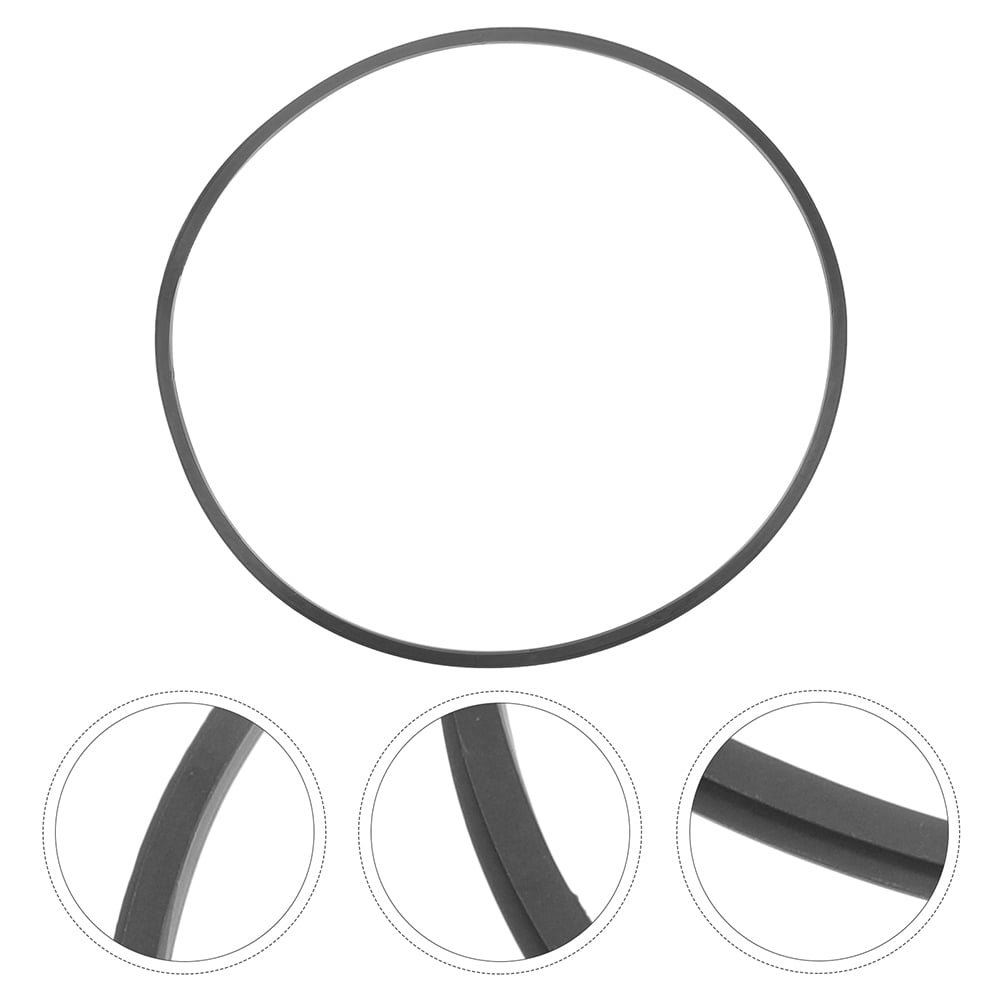 TINKSKY Stool Ring Bar Stool Base Rubber Ring for Noise Reduction Black 1Pack