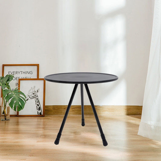 Tineasur 1Pack Compact Folding Table Black Portable and Compact Design for Camping Hiking and Picnic