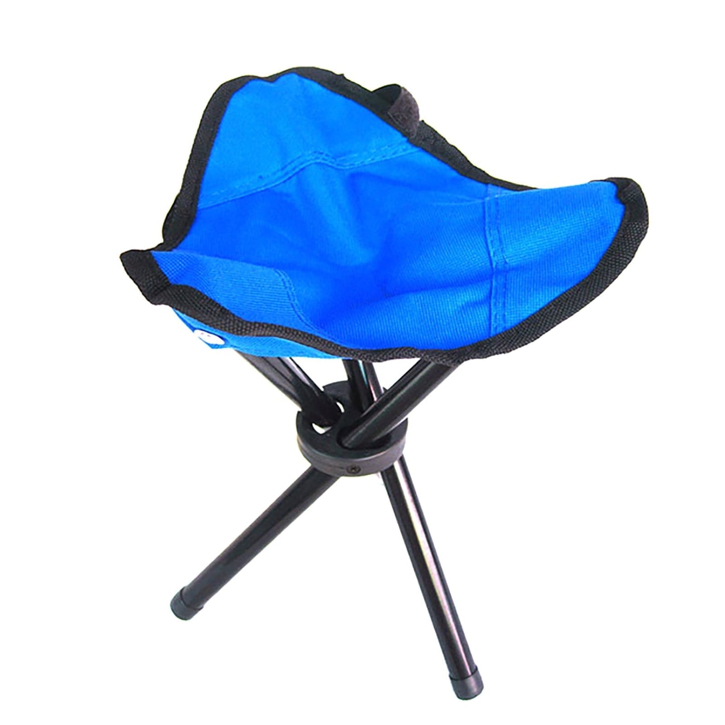 WKSCLPAI Outdoor Folding Small Stool, Portable Fishing Stools, Camping Stools, Beach Stools, Nonslip Pony Ties for Traveling, Picnics, Outdoor Parties, Blue