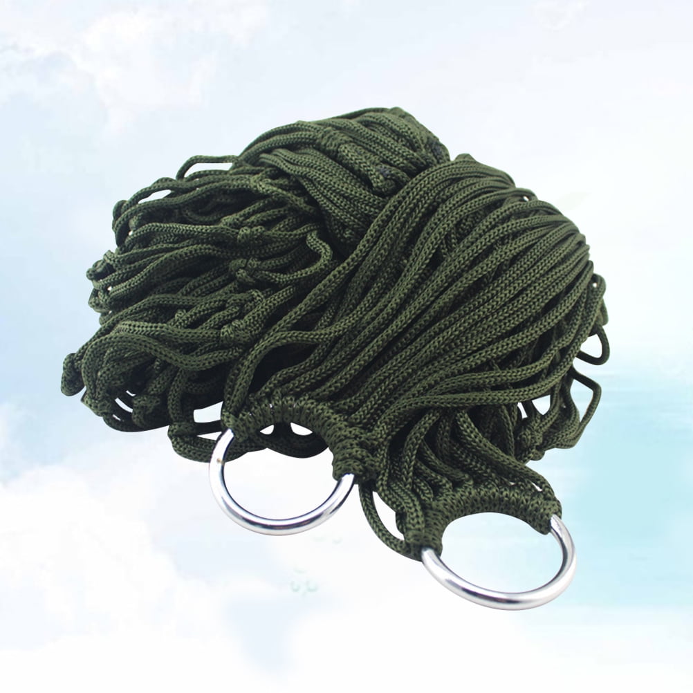 Raindrops 4Pcs Portable Camping Hammock Swing Bed with Nylon Material for Hiking 240*80*05cm