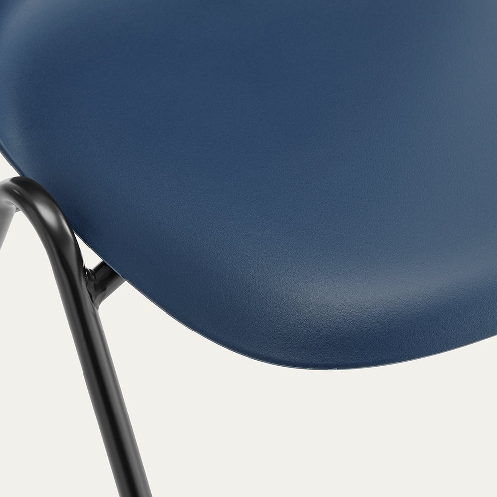 XDECO Stackable Dining Chairs 4-Pack for Indoor/Outdoor, Blue