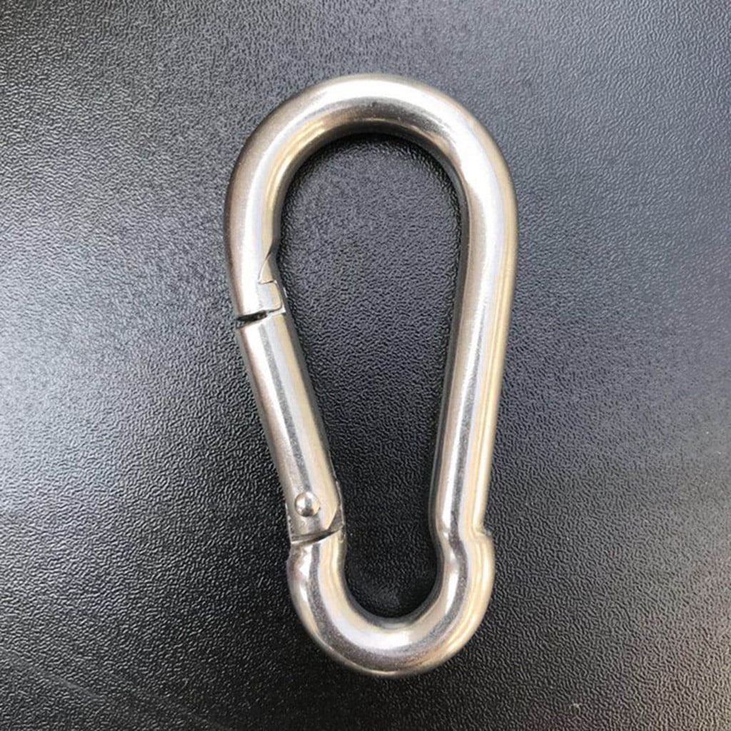 Xiying Stainless Steel Hammock Hanging Kit 2 Rhombus Pads & 2 Spring Snap Hooks Includes 8 Screws For Bracket Durable 304 Stainless Steel Pack Of 1 ,Multicolor 10X10X5Cm