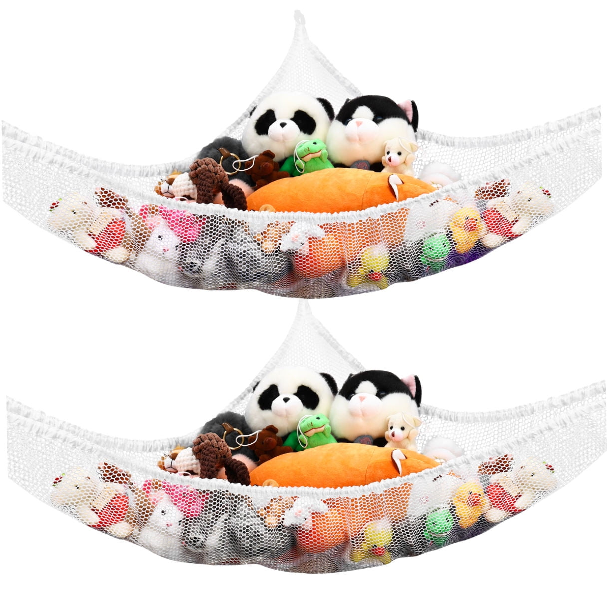 CTIRCHIU Toy Organizer Storage Hammock 2Set