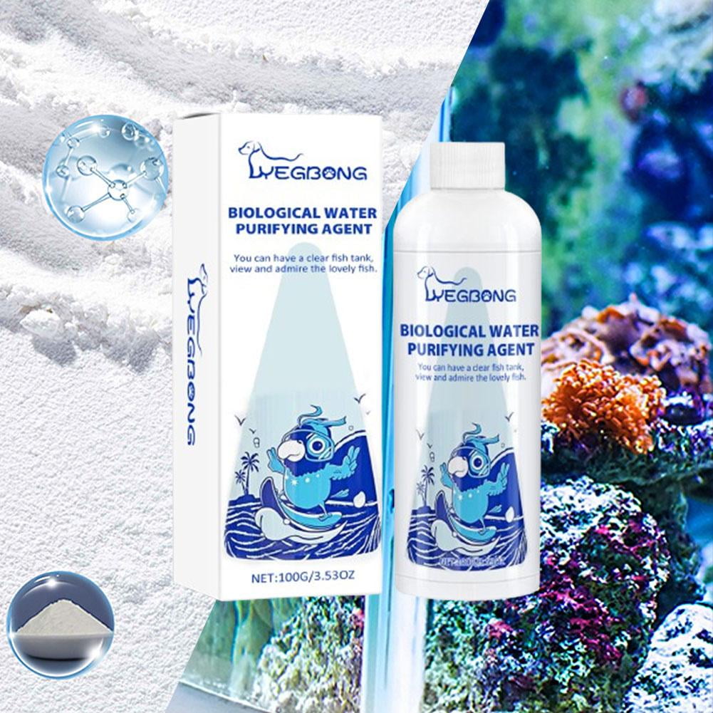 Aquarium Cleaner Algae Remover Algaecide Powder For Fish Tank Water Purifier