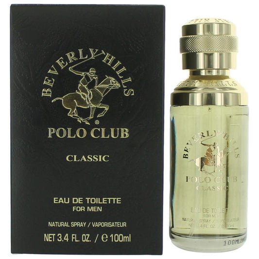 Bhpc Classic By Beverly Hills Polo Club, 3.4 Oz Eau De Toilette Spray For Men