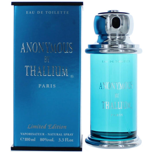 Anonymous By Thallium, 3.3 Oz Eau De Toilette Spray For Men