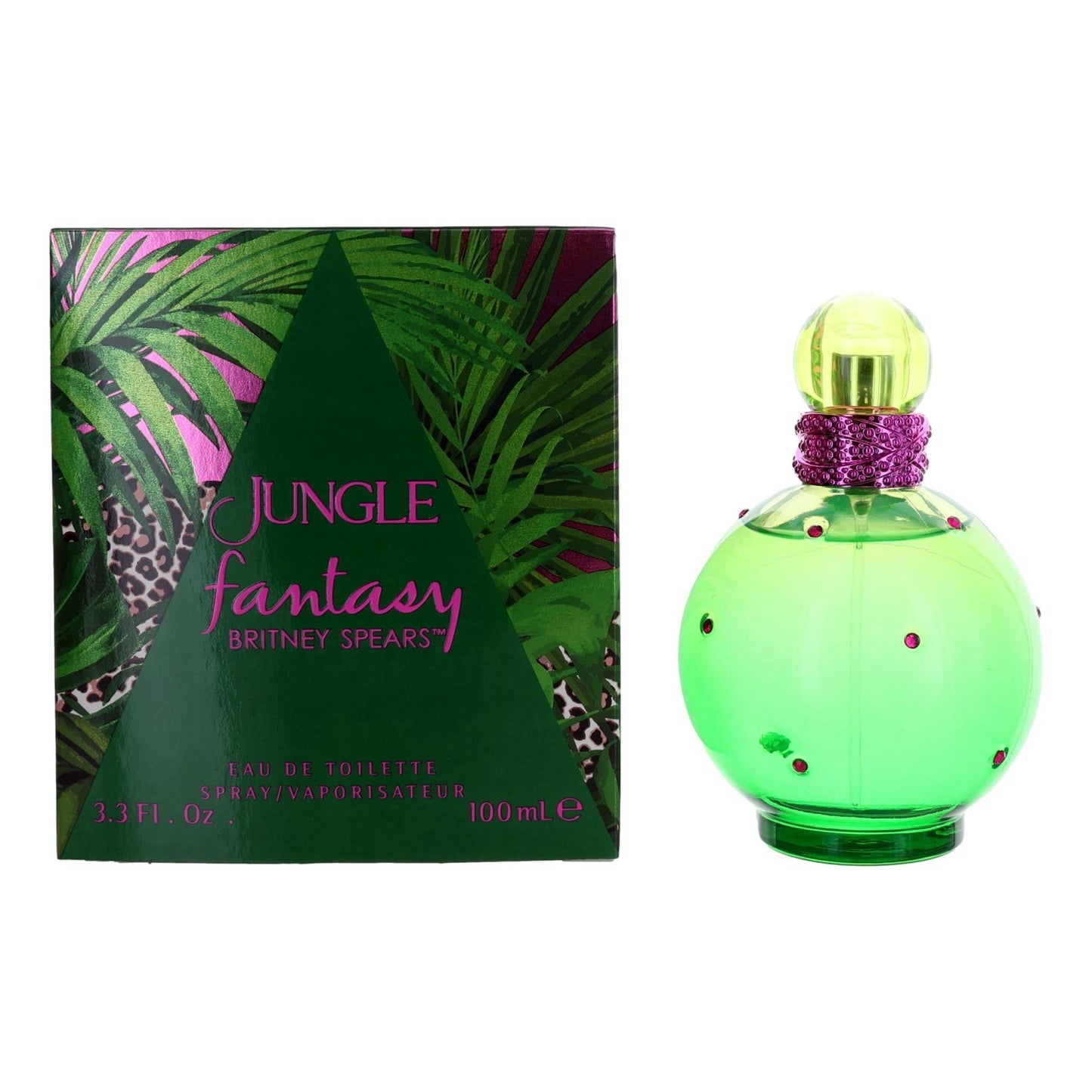 Jungle Fantasy By Britney Spears, 3.3 Oz Eau De Toilette Spray For Women