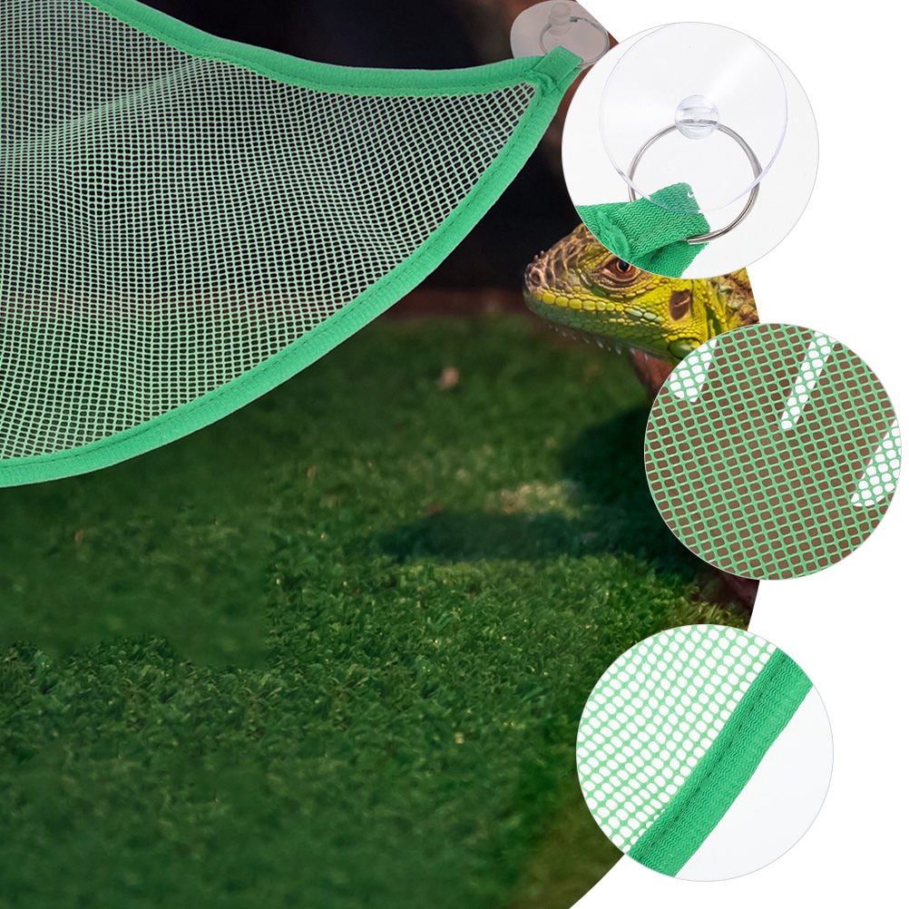 RENACLIPY Pet Hammock for Cage Good Air Permeability Green 2Pcs