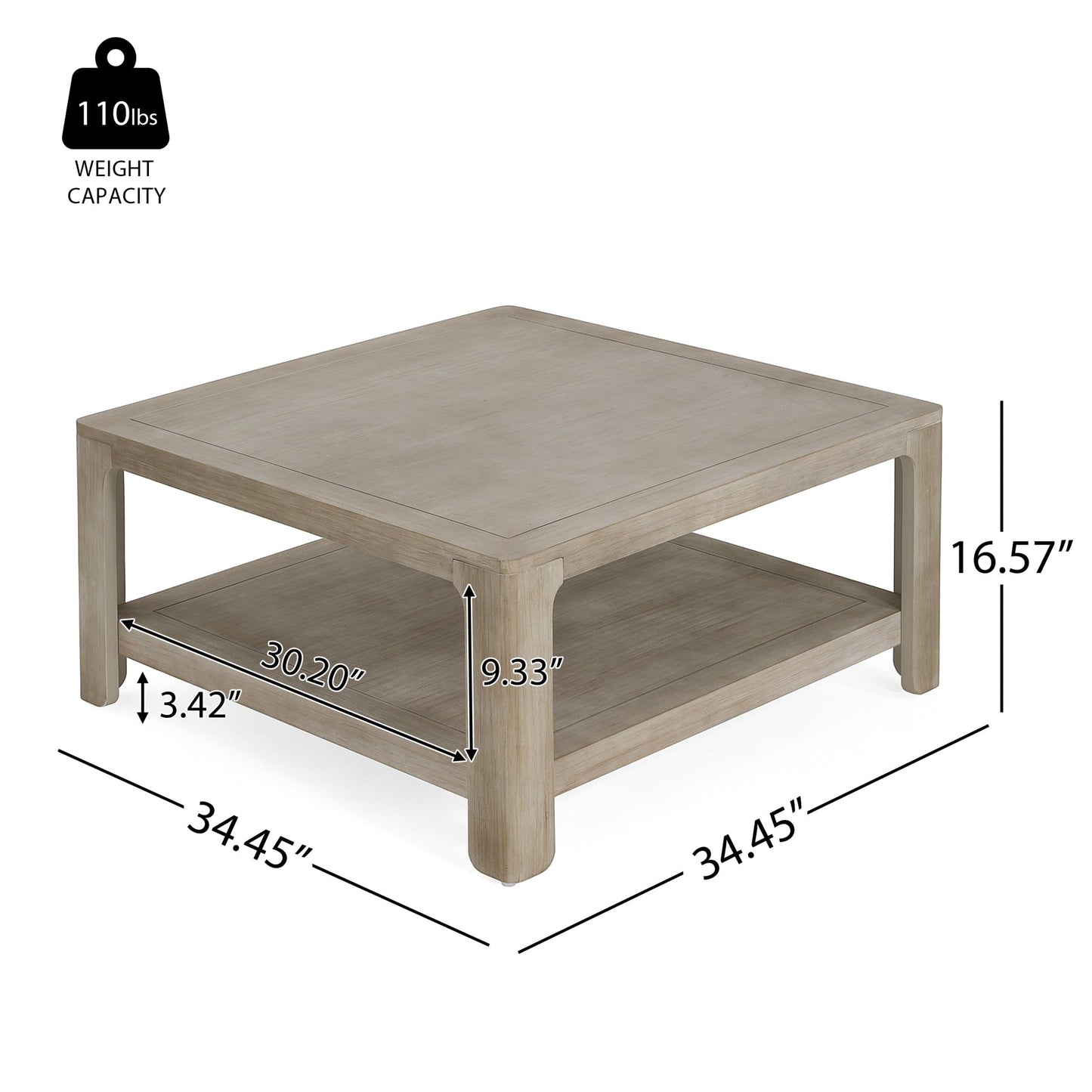 Venice Table, Grey Ash