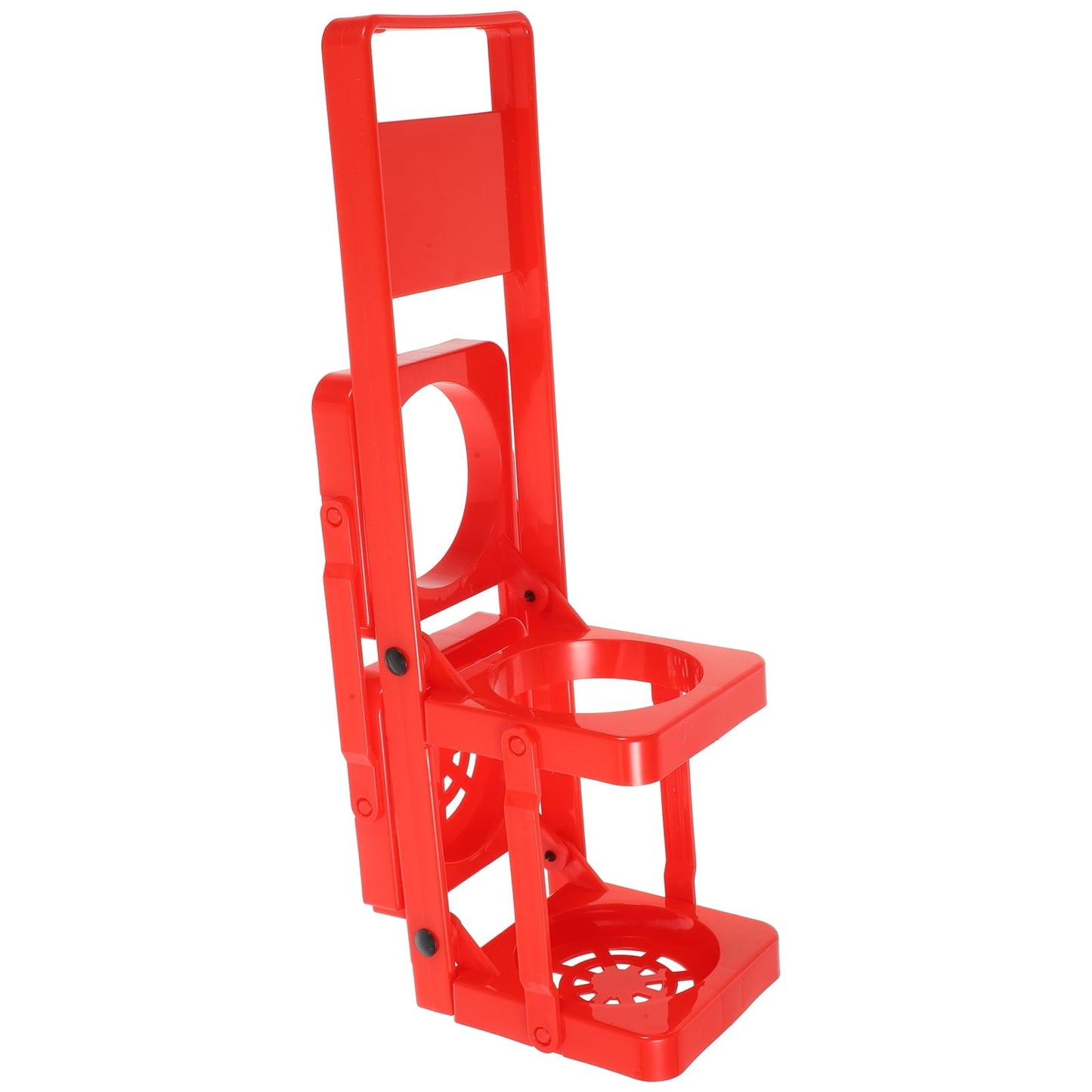 Raindrops 1Set Folding Beer Basket Large Foldable Beverage Holder Red Plastic Rectangular for Picnic Party