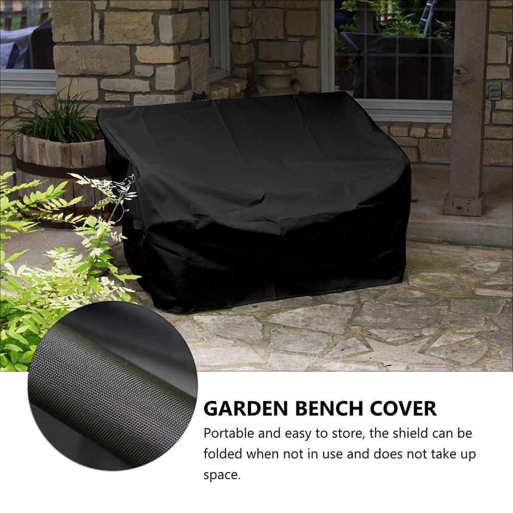 Raindrops 1pc Garden Bench Cover Seater Oxford Cloth Dust Protection Outdoor Furniture Shield Sun For Use