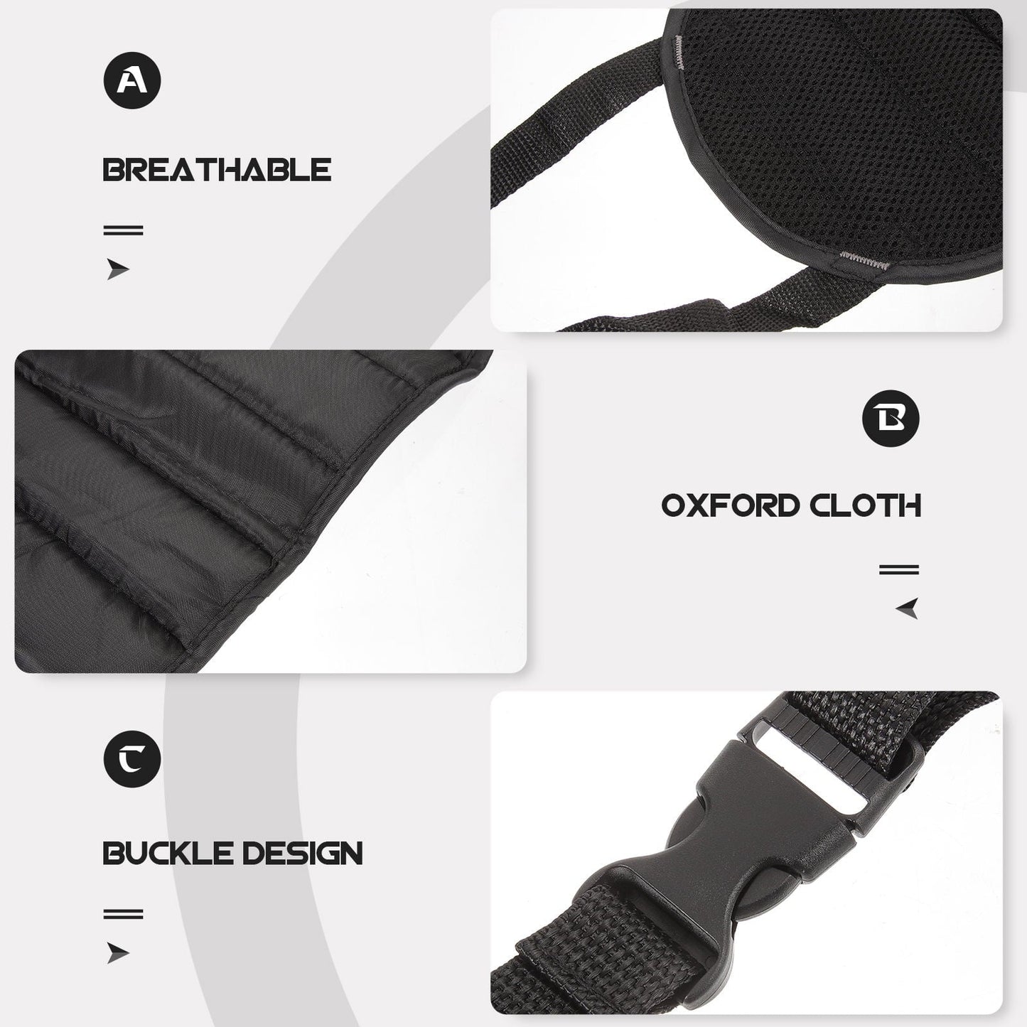 RENACLIPY 1Pack Foot Hammock Black Rectangular Design Prevent Leg Discomfort Ergonomic Support For Airplane Use