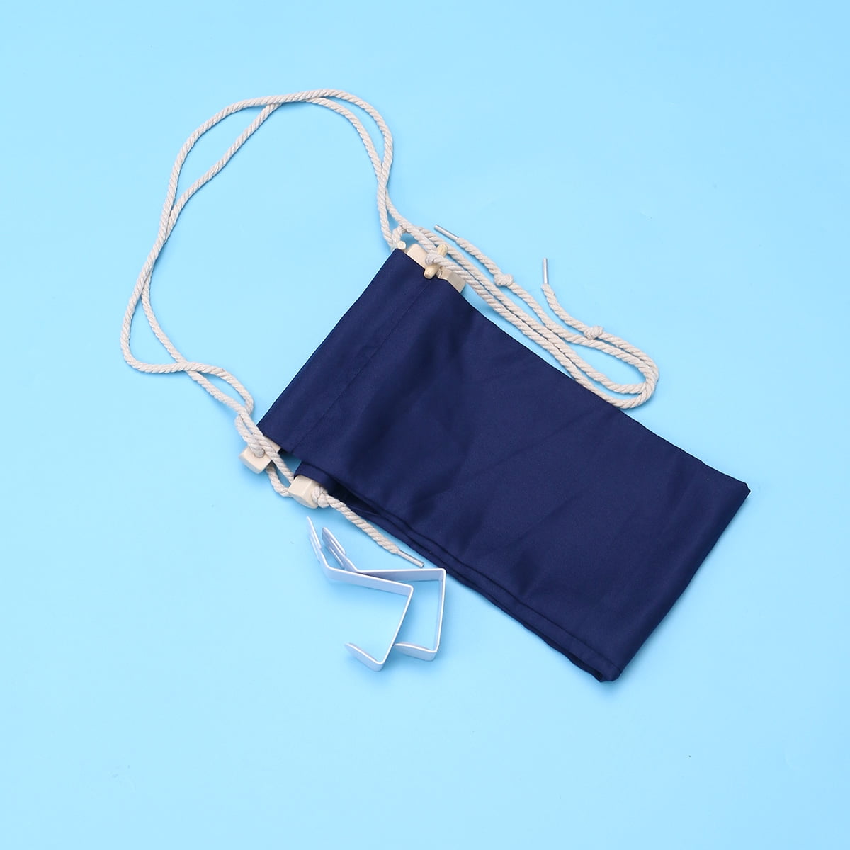Worgeous 3Pack Dark Blue Foot Hammock for Under Desk 11.8x6.7x0.4in