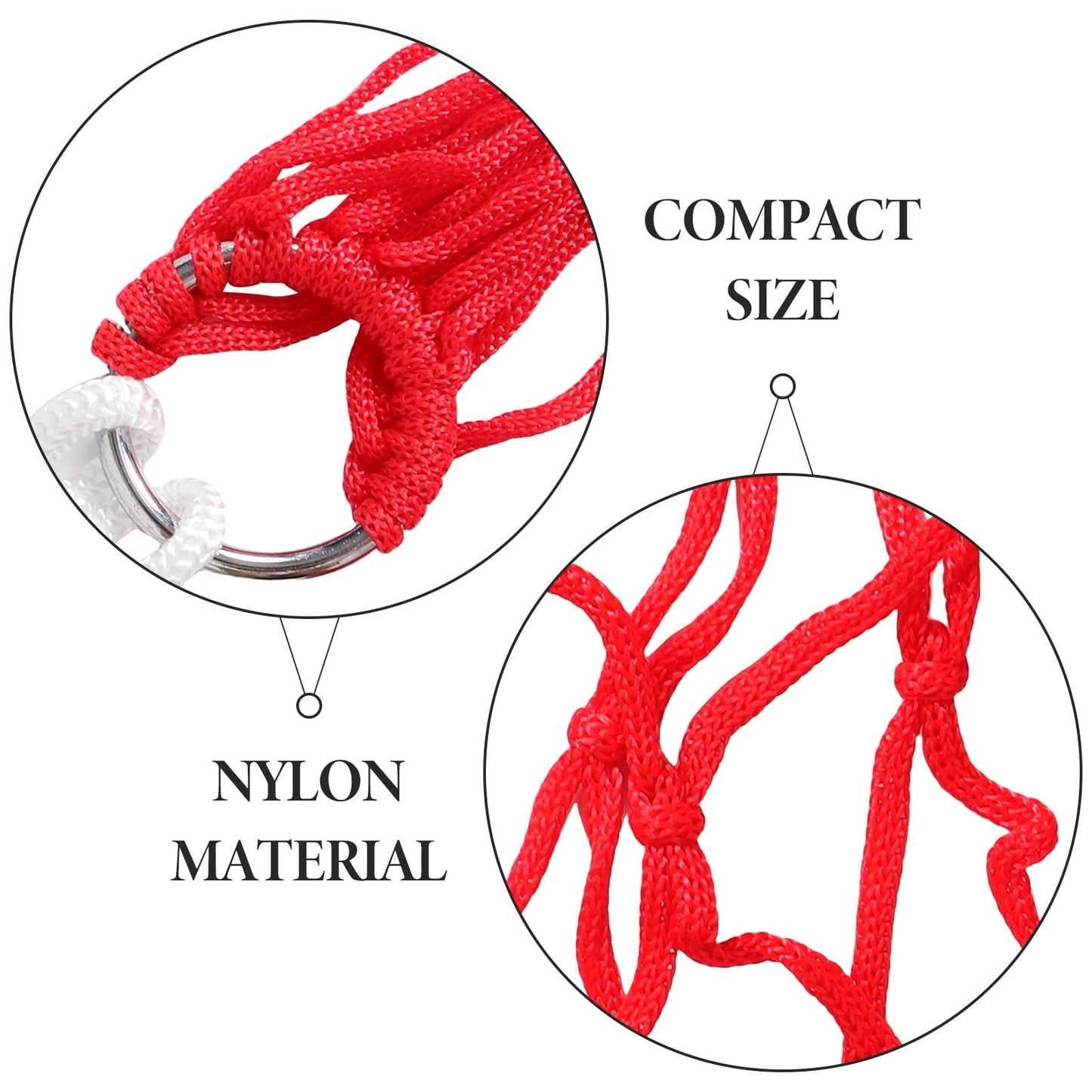 Homoyoyo Hammock Outdoor Camping Red Nylon 1Pcs 95X31.5X0.2In