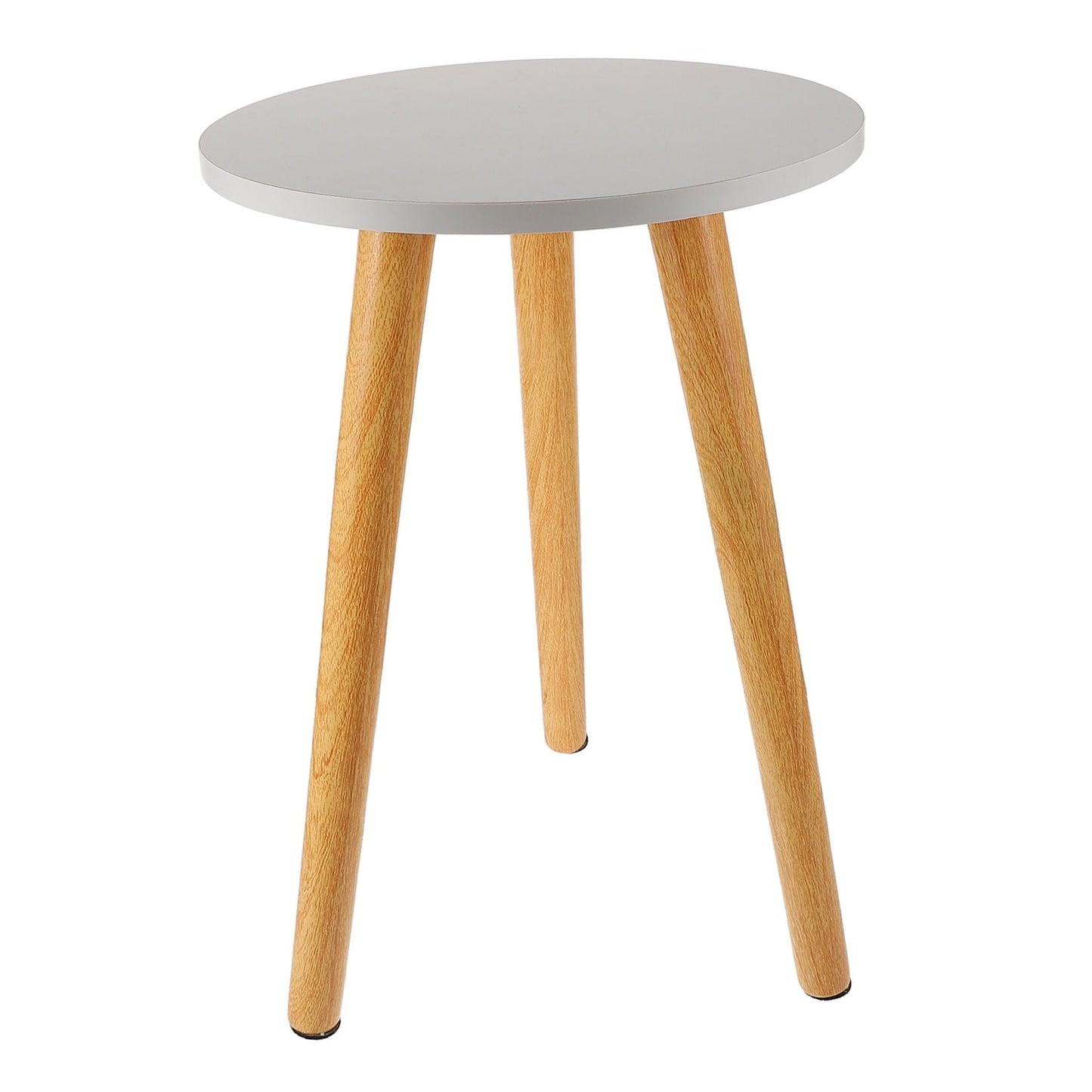 Raindrops 1Pack Round Tea Table White Dense Board Storage for Living Room Nordic Style