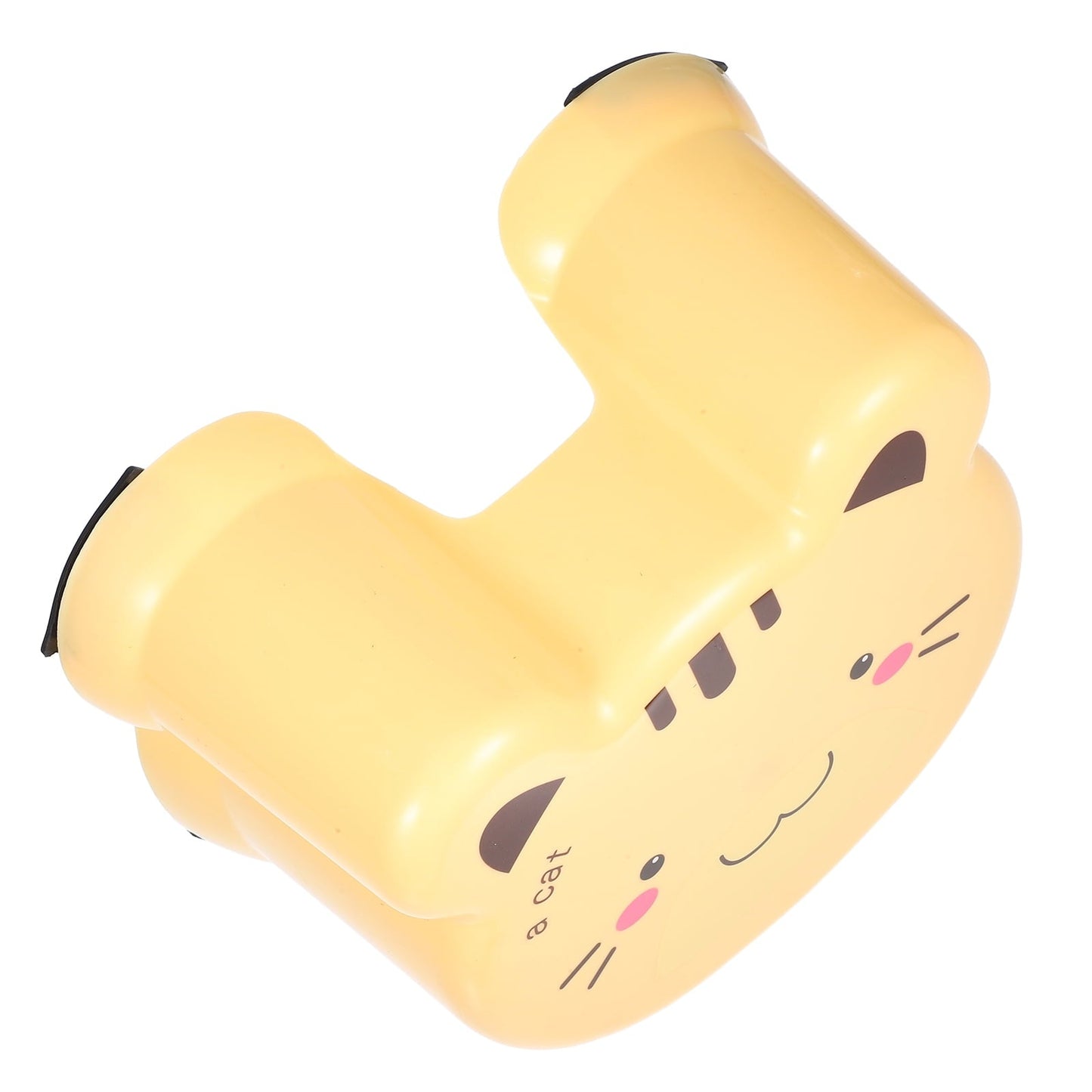 UNOMOR Children Stool Yellow Plastic Non-slip Stool for Kids Bath 1Pack