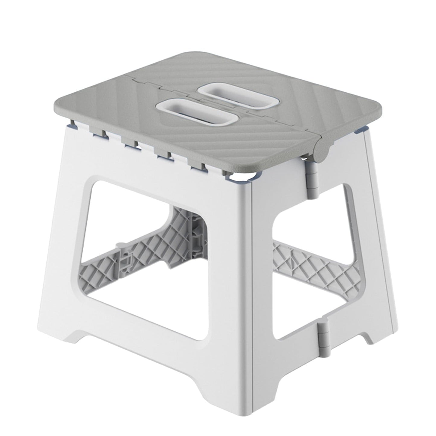 VANLOFE Foldable Step Stool for Adults, Portable Plastic Small Step Stool – Lightweight Compact Small Stool for Camping, Outdoor, Home, Low Stool with Non-Slip Base, Supports 250lbs, Easy Storage