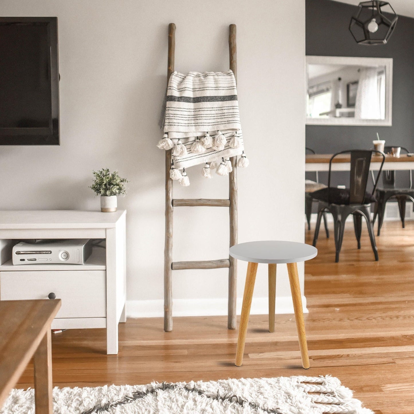 RENACLIPY Minimalist Tea Table Nordic Style 1Set for Study and Office