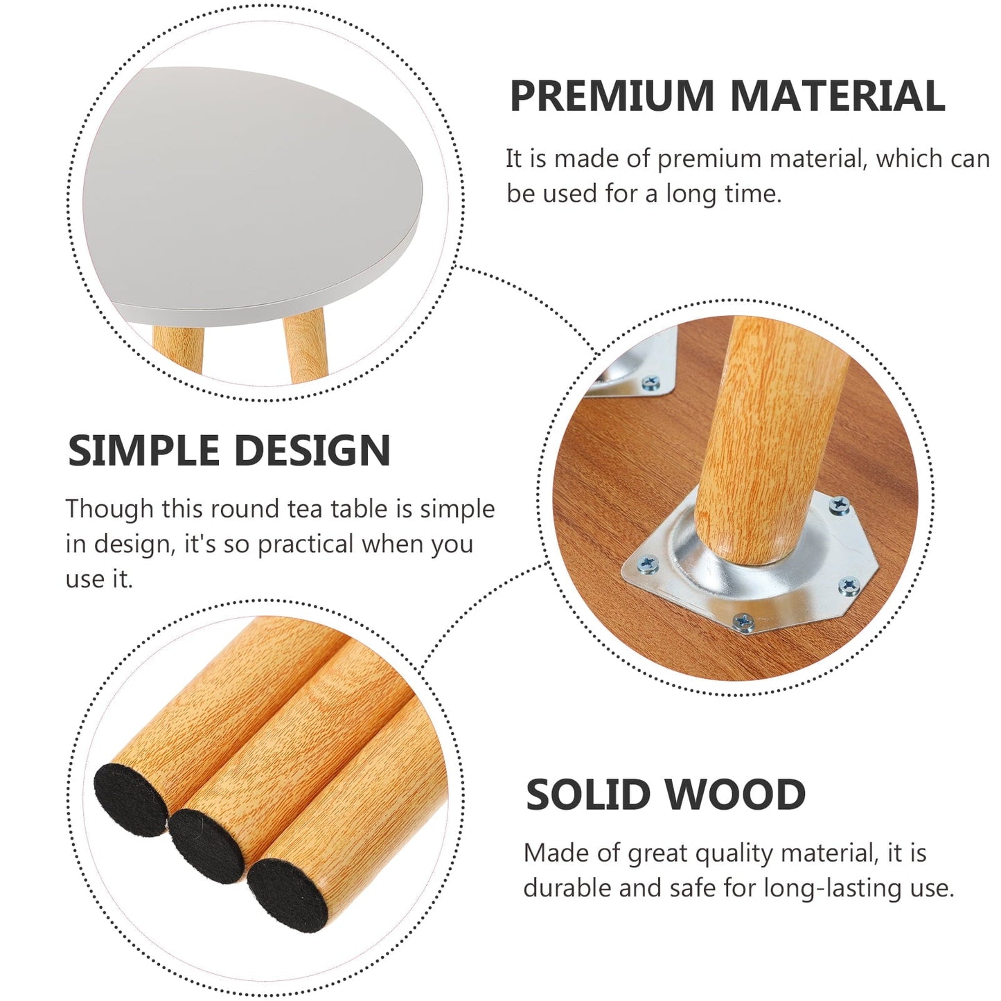 Small Bedside Table Coffee Tables for Living Room Round