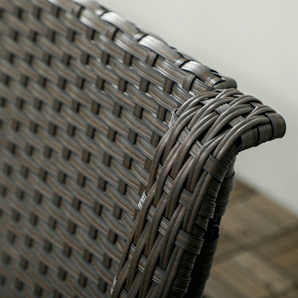 YYAo Patio Couch, Outdoor Sofa,3-Seater Outdoor Sofa w/ 4" Thick Cushions, Outdoor Couch, Beige