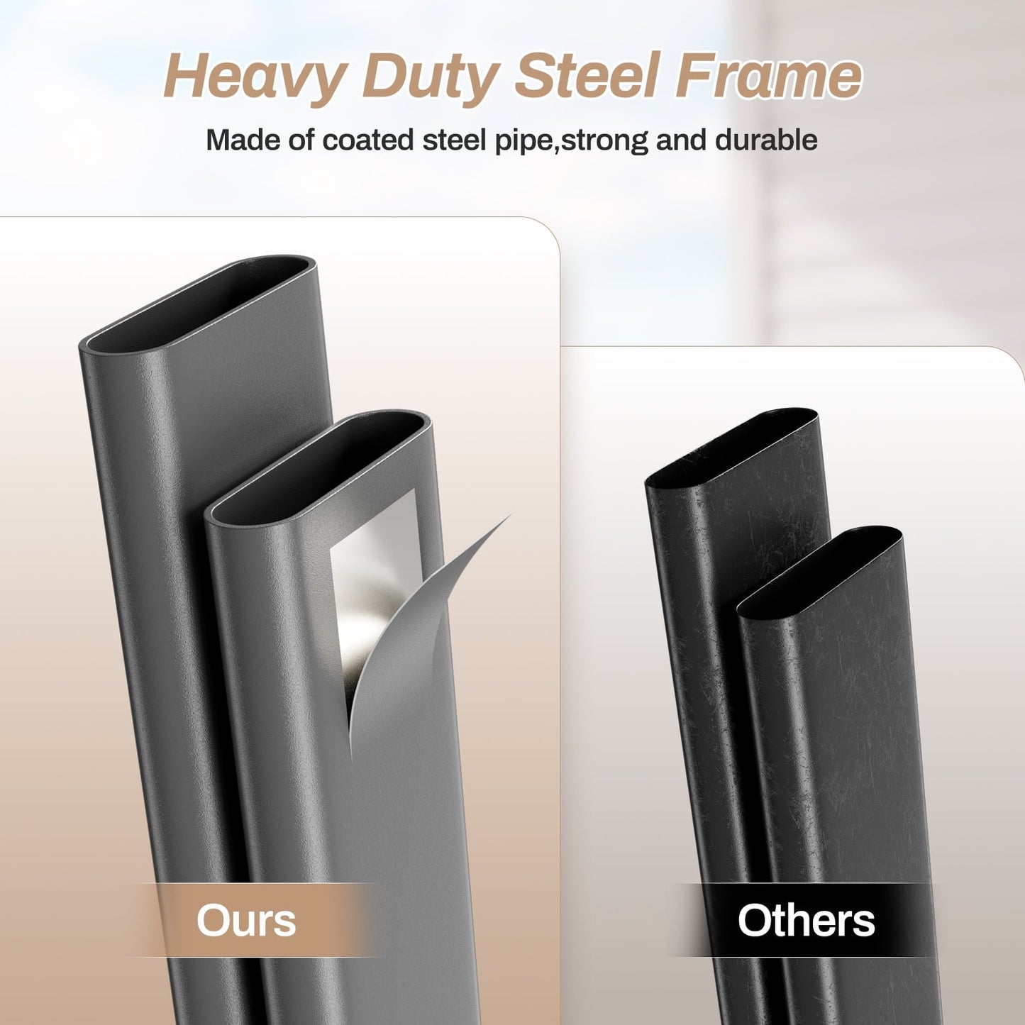 Arlopu Outdoor 6 Piece Dining Chairs, Patio Stackable Textilene Chais for Garden and Backyard