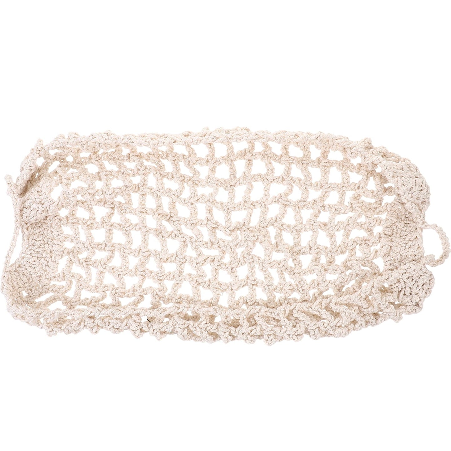 WEAVILUX 1Pack Fruit Hammock Beige Cotton Rope Air Circulation Storage Space Saving Kitchen