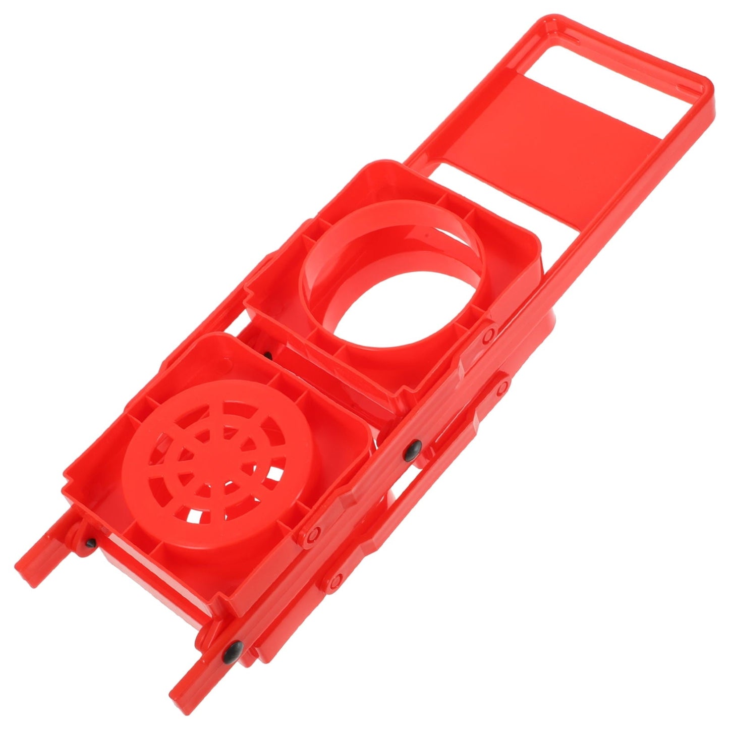 Raindrops 1Set Folding Beer Basket Large Foldable Beverage Holder Red Plastic Rectangular for Picnic Party