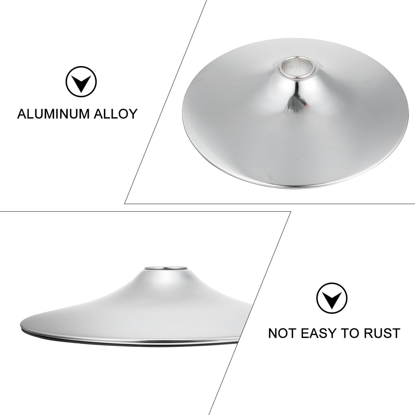 PAMINGONO 1Pcs Stool Round Base Replacement for Bar and Club Decor 38.30X38.30X8.00in