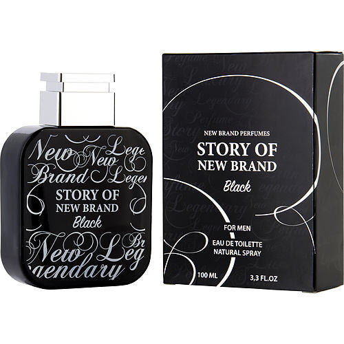 NEW BRAND STORY OF NEW BRAND BLACK by New Brand EDT SPRAY 3.3 OZ(D0102HPMG8Y.)