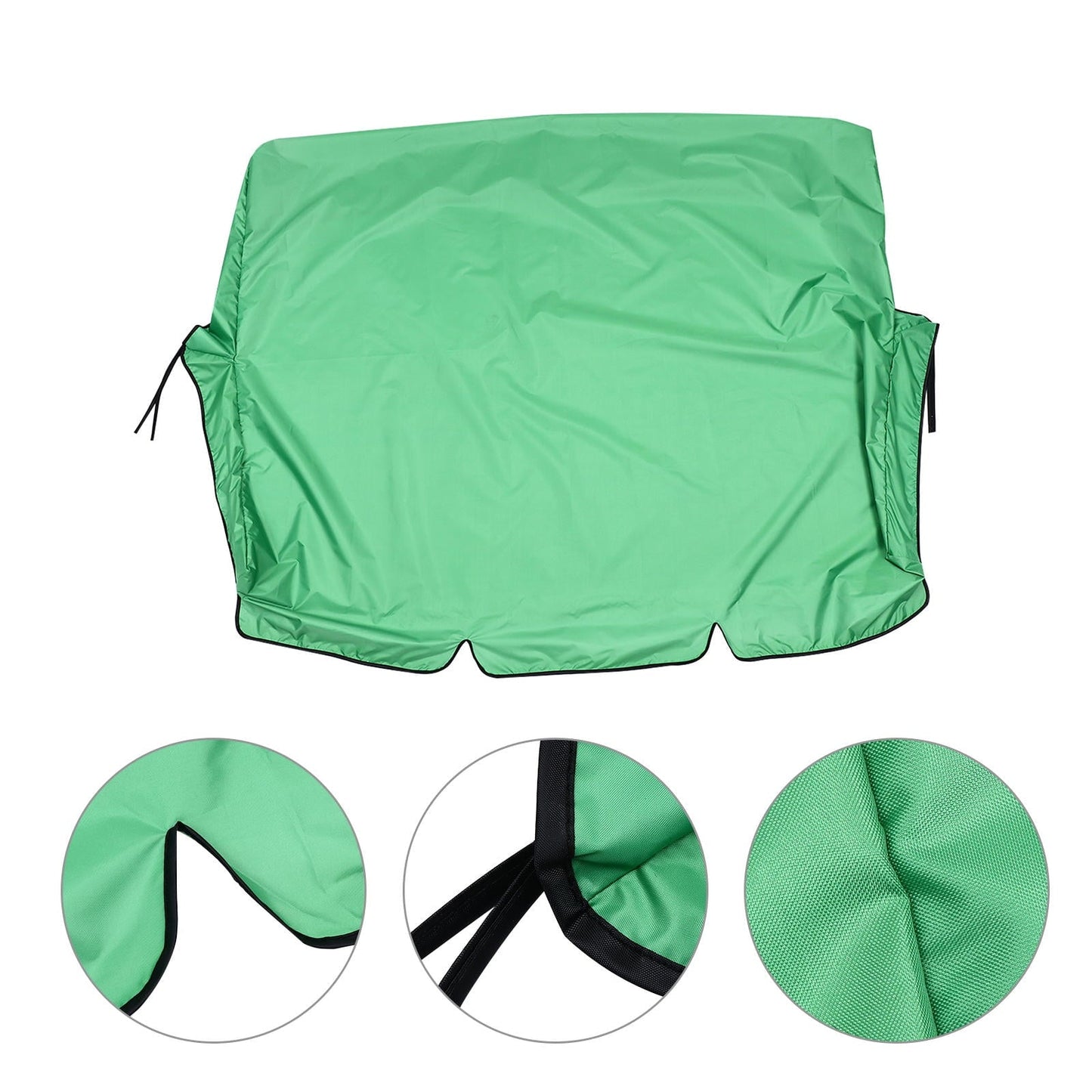 Homoyoyo Outdoor Dustproof Chair Cover Replacement Swing Seat 190T Polyester Green