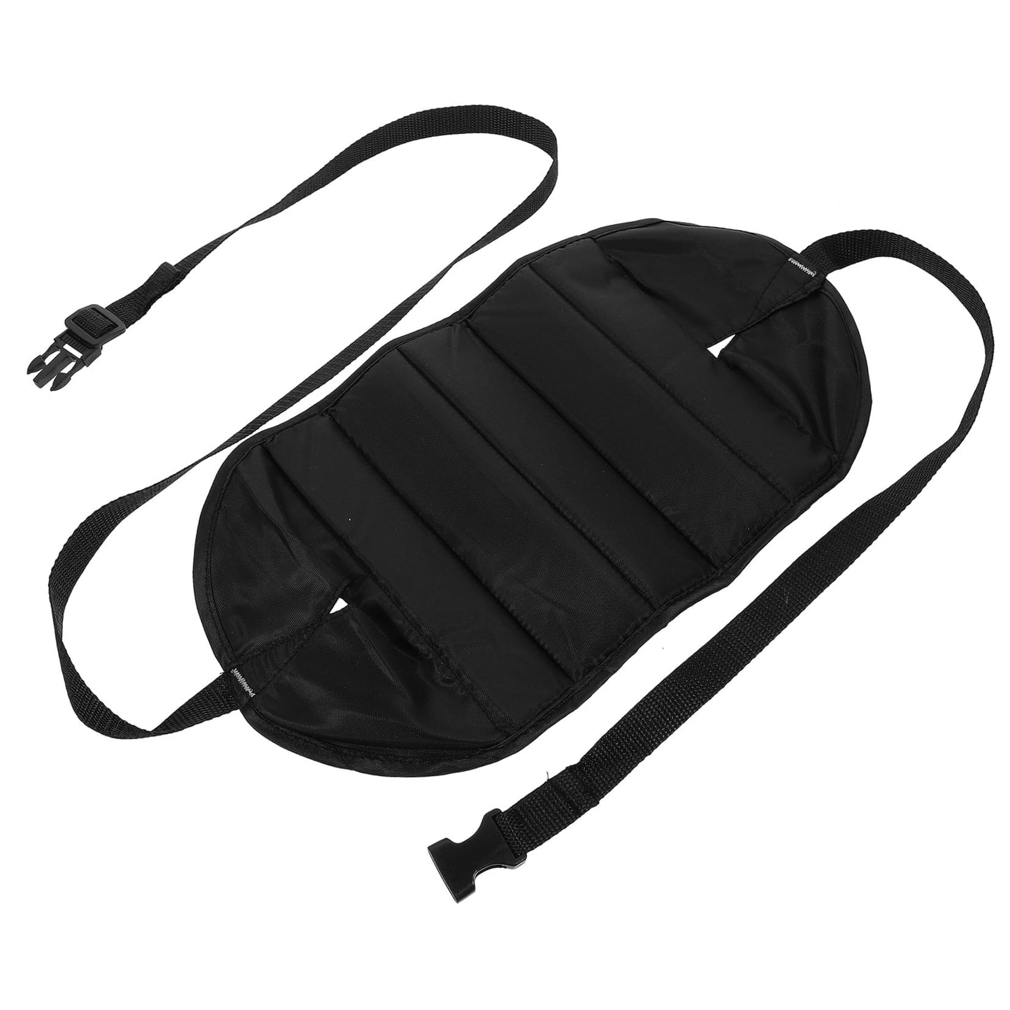 WRISTBIQUE 1Pcs Black Oxford Cloth Foot Hammock for Airplane Travel for Comfortable Home or Office Use 16.11X7.47X31.44in